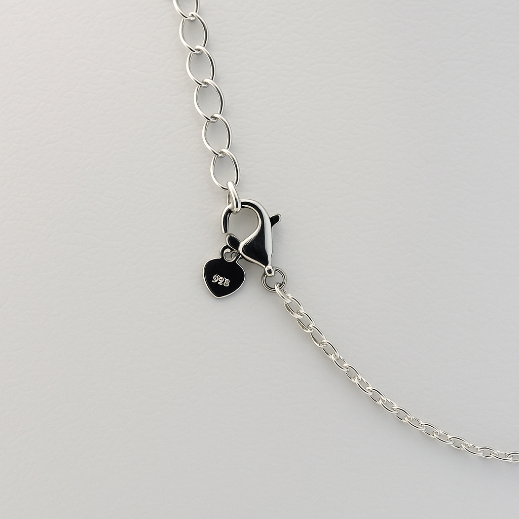 Infinity Moissanite Necklace – Adjustable