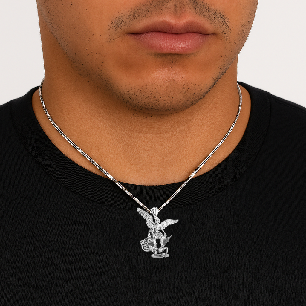 Large Saint Michael Archangel Pendant