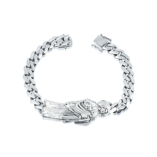 St Jude 8.8mm Cuban Link Bracelet